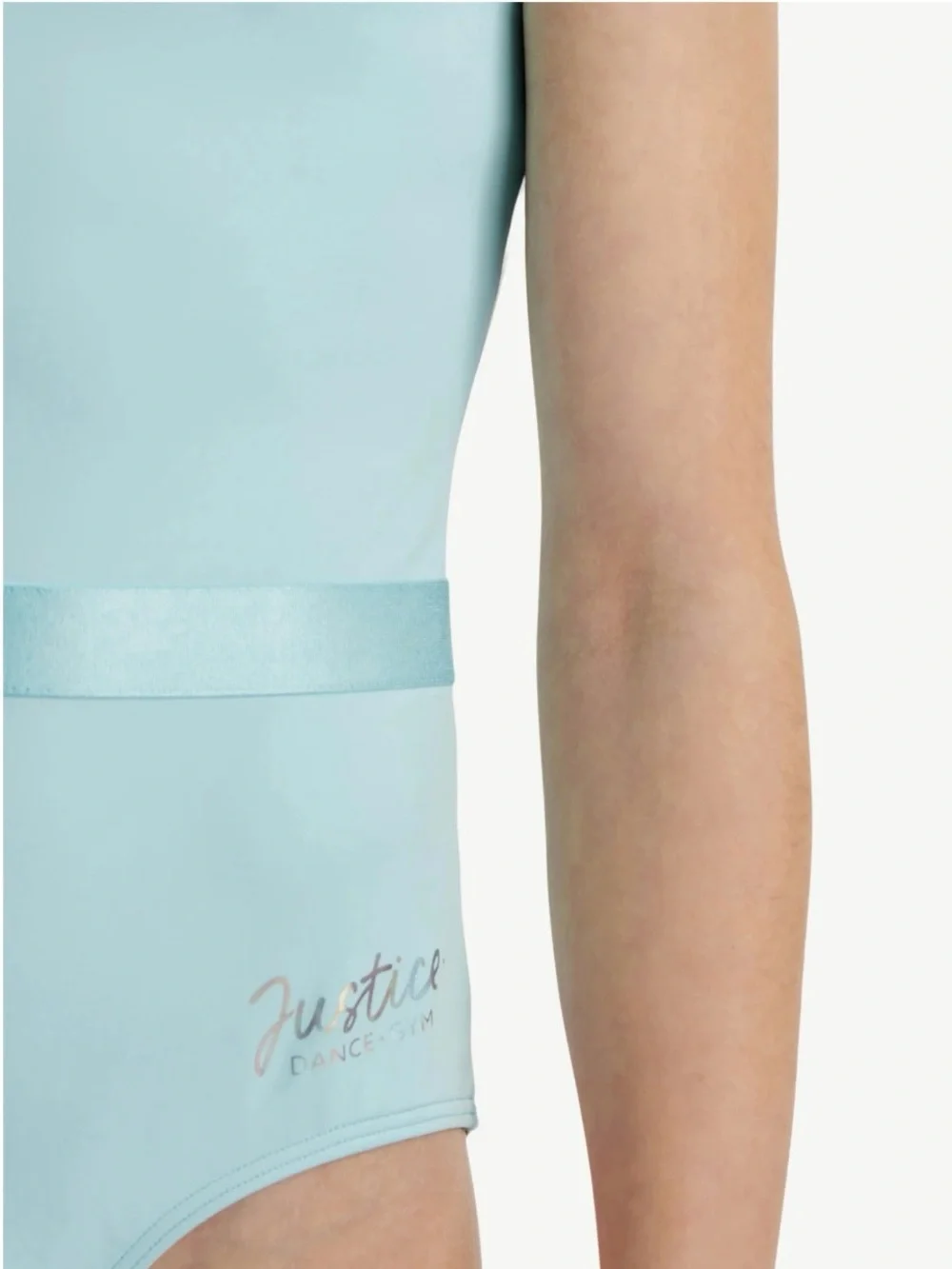 Justice Girls' Light Aqua Capsleeve Ballet 🩰 Leotards